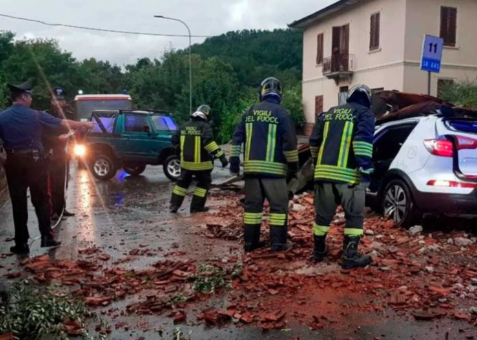 Dos muertos y varios heridos tras el azote de fuertes lluvias en Italia