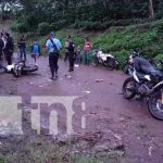 Fuerte accidente entre motos en El Cuá, Jinotega