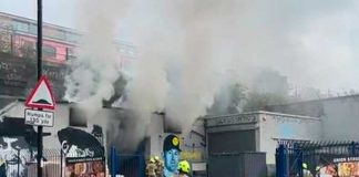 Evacuan varios edificios en Londres tras incendio en la estación ferroviaria
