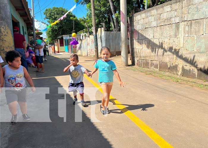 Mejoramiento de calles en el barrio Memorial Sandino, Managua
