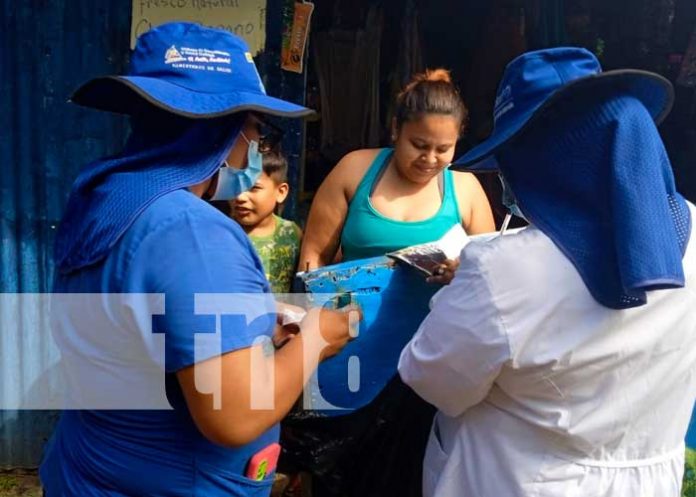 Familias del Distrito V de Managua completa esquema contra el Covid