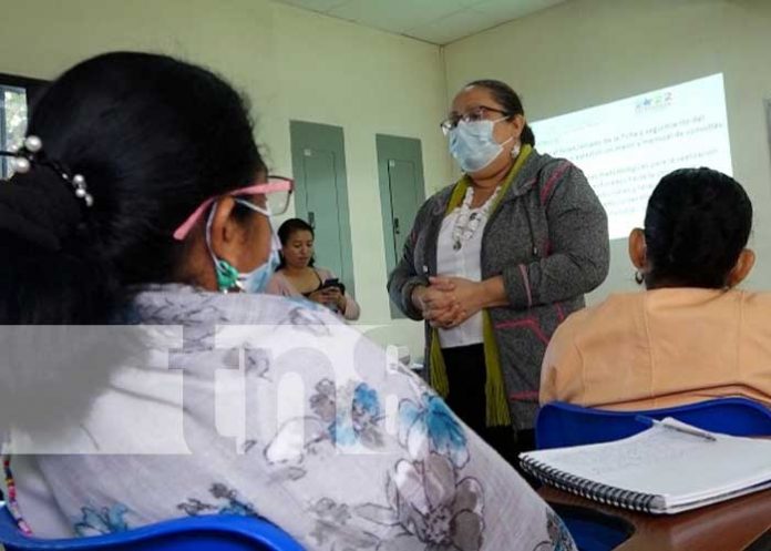 Taller sobre medicina natural para fisioterapia en Nicaragua