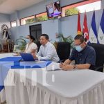 Conferencia de prensa con autoridades educativas de Nicaragua