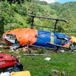 ¡Vivos de milagros! Tripulantes de un helicóptero tras accidente en Panamá