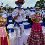Acto en la Hacienda de San Jacinto, por las fiestas de Patria Libre en Nicaragua