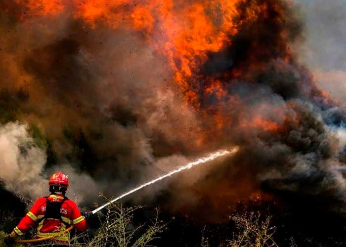Portugal declara en alerta por riesgo de varios incendios forestales