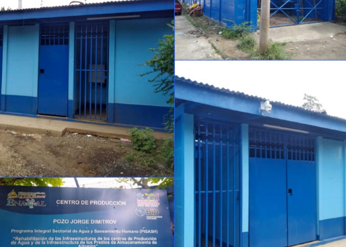 Gobierno de Nicaragua, finalizó el mejoramiento en 2 pozos en barrios de Managua