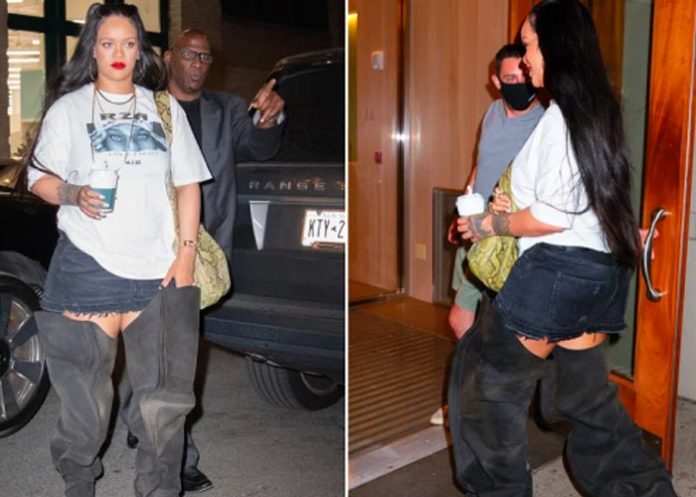 ¿A la moda? Las provocadoras botas XXL de Rihanna