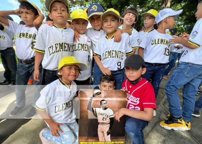 Homenaje al legendario Roberto Clemente en Managua