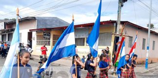 18 centros educativos realizan primer desfile patrio en Estelí