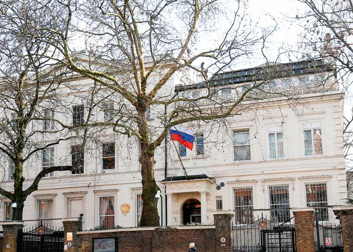 Sede de la Embajada de Rusia en Reino Unido