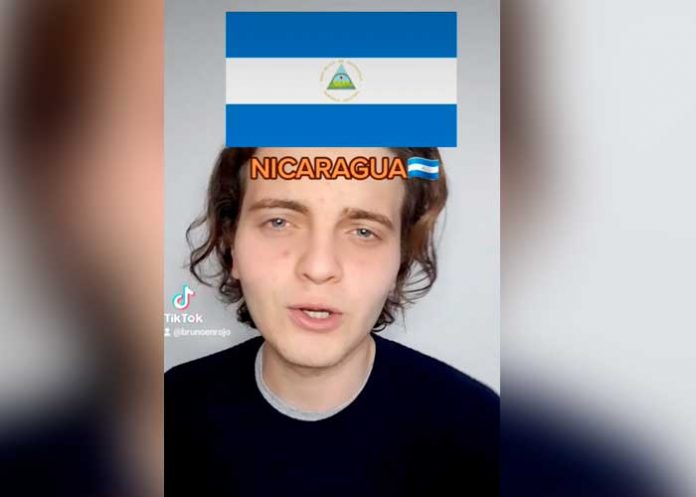 Tiktoker argentino Bruno en Rojo habla sobre Nicaragua