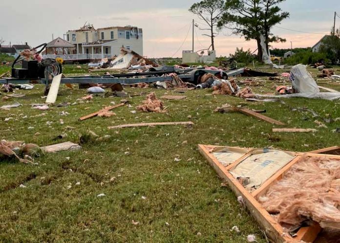 Salvaje tornado impacta en Smith Island y destruye varias casas en Maryland
