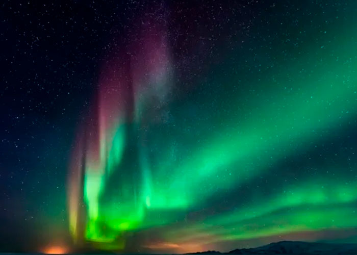 ¡Sorprendente! Estación Espacial Internacional capta una aurora boreal