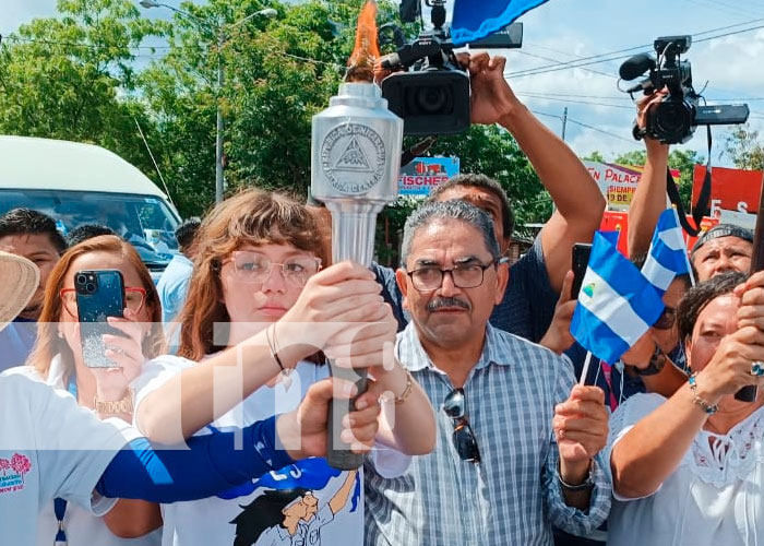 Antorcha de la Libertad llega a Nicaragua