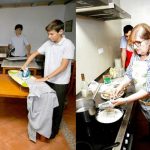 ¡Interesante! Escuela muestra a estudiantes cómo hacer oficios del hogar