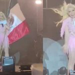 "Tremenda cucaracha" se quitó Yuri del cuello en un concierto (Video)