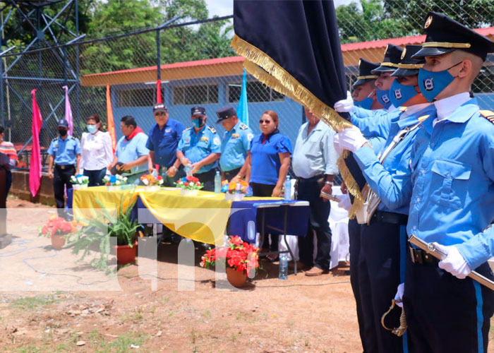 Inauguran estación policial en comunidad de las quebradas en Siuna