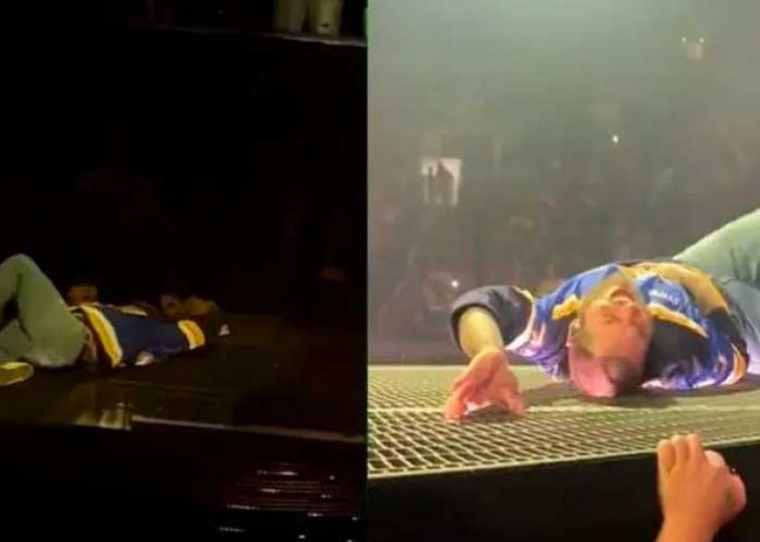 Video: Post Malone sufre brutal accidente en el escenario