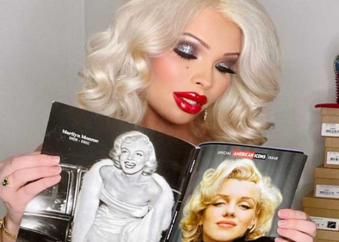Joven gastó miles de dólares para parecerse a Marilyn Monroe