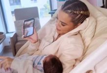 Khloé Kardashian y su hijo nacido de un vientre en alquiler
