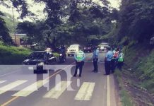 Motociclista fallece al instante tras ser catapultado por furgón en Palacagüina