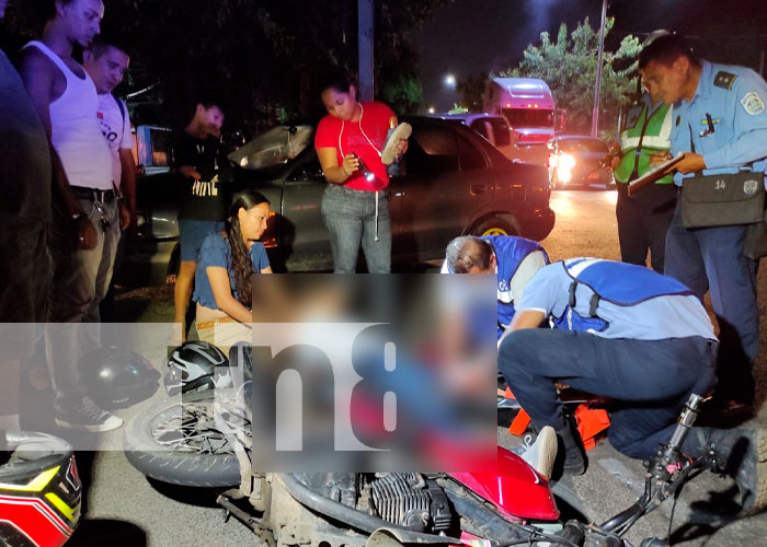 Conductor ebrio provoca accidente de tránsito en Managua