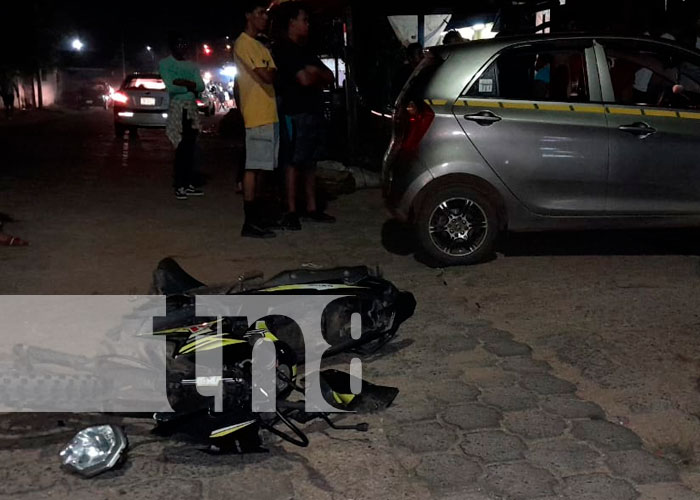 Motociclista se salva de morir en accidente de tránsito en Bilwi