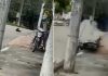 ¡Héroe! Niño salva a motociclista de morir electrocutado (VIDEO)