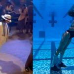 ¡Al estilo Michael Jackson! Nadadora es viral por bailar bajo el agua