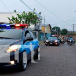 Policía Nacional de Jinotega, Boaco y Matiguás celebran a la patria