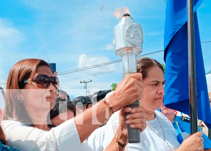 Antorcha de la Libertad llega a Nicaragua