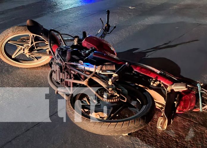 Accidente cobra la vida de un motociclista en la pista a Sábana Grande, Managua