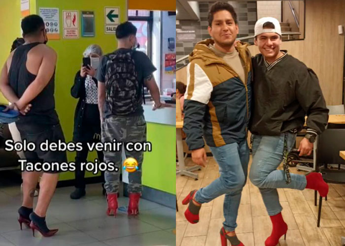 Hombres con tacones clearance