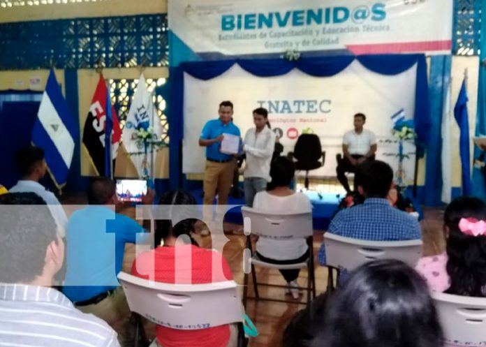 INATEC entrega certificados a protagonistas de Ometepe