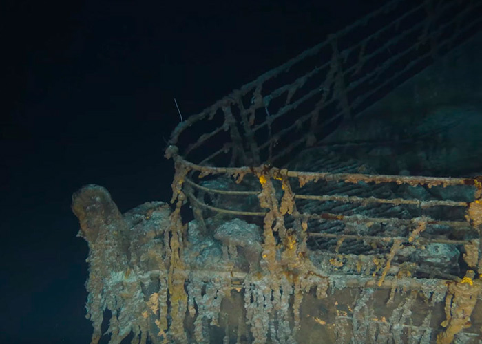 Expedición capta imágenes inéditas del resto del barco Titanic