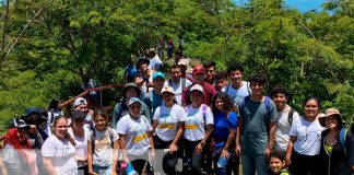 INTUR promueve senderismo en el Volcán Cosigüina, Chinandega