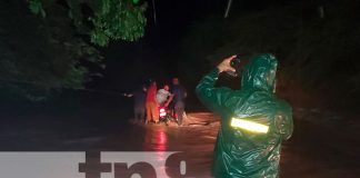 Un desaparecido tras ser arrastrado por las fuertes corrientes en Juigalpa