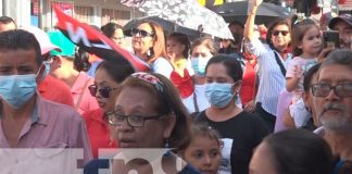 Realizan caminata en celebración a la restitución de derechos, en Estelí