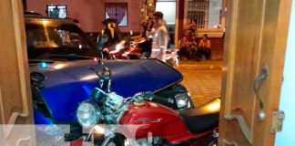 Accidente de tránsito en Estelí dejó cuantiosos daños materiales
