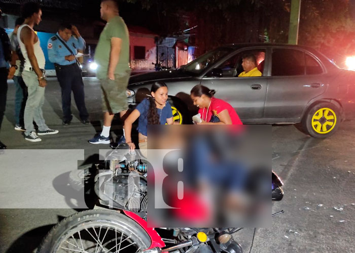 Conductor ebrio provoca accidente de tránsito en Managua