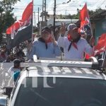 Matiguás ratifica su apoyo al FSLN con una emotiva caravana