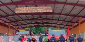 Inauguran una nueva estación de bomberos en Santa Lucia, Boaco
