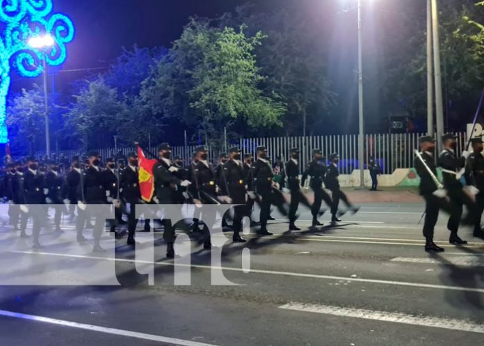 Ejército de Nicaragua preparado para el desfile militar