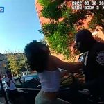 Policía de Nueva York tumba de un golpe a una mujer (VIDEO)
