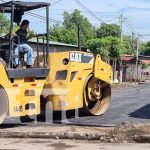 Avanza reparación de calles en el barrio José Benito Escobar, Managua