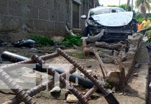 ¡A centímetros de la muerte! Hombre se salva de ser atropellado en Managua