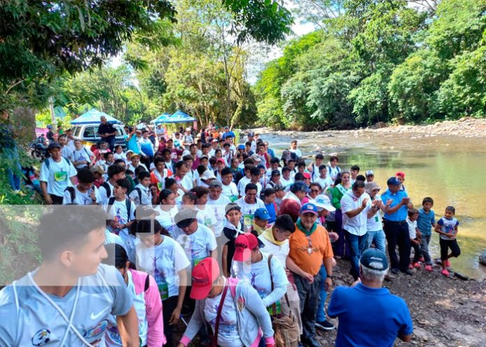 INTUR y la alcaldía de Río Blanco realiza el reto extremo desde el Cerro Musum, Matagalpa