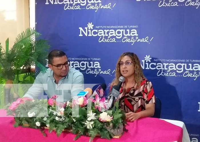 Conferencia de prensa del INTUR en Nicaragua