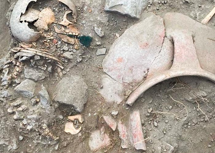 Hallan en Perú restos de dos infantes sacrificados